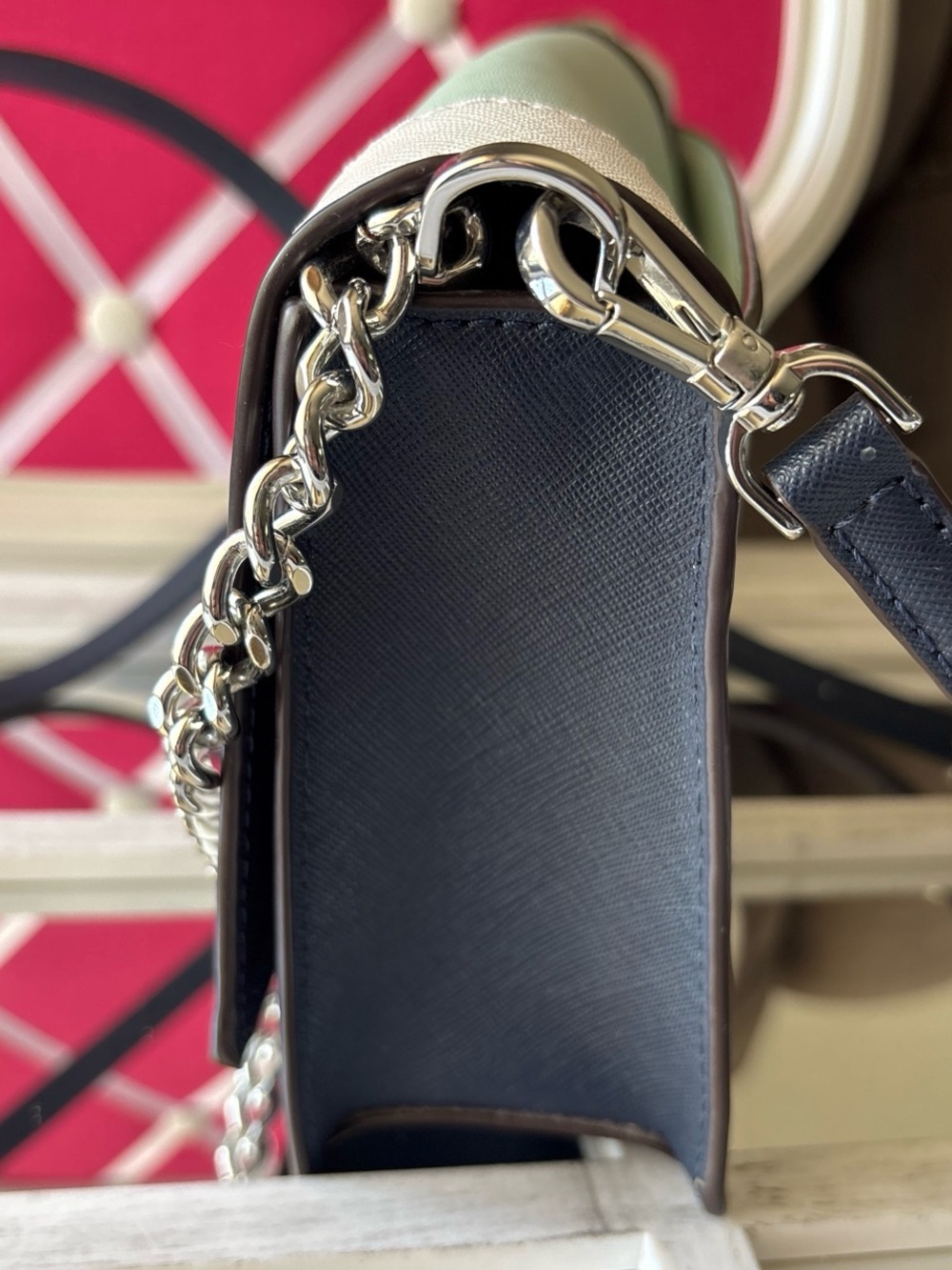 kate spade Mint & Cream Saffiano Crossbody Bag. NWOT - Picture 6 of 9